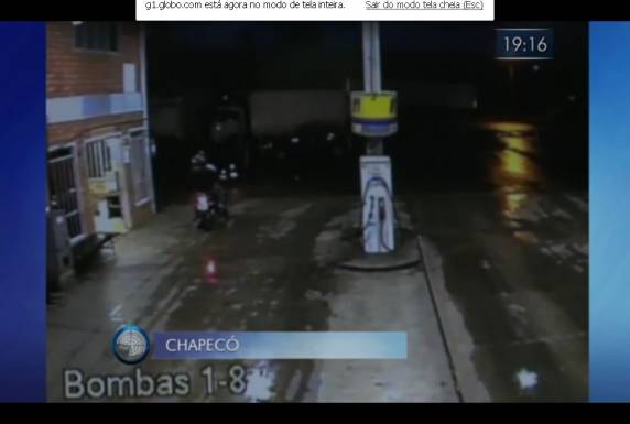 Câmeras flagram assalto a posto de combustíveis em Chapecó - foto 3