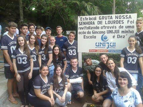 Reinauguração da Gruta Nossa Sehora de Lourdes em São José do Inhacorá - foto 2