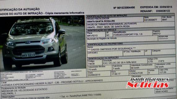 Caminhoneta Ecosport clonada é apreendida em Três de Maio com placas de Joinvile SC - foto 3