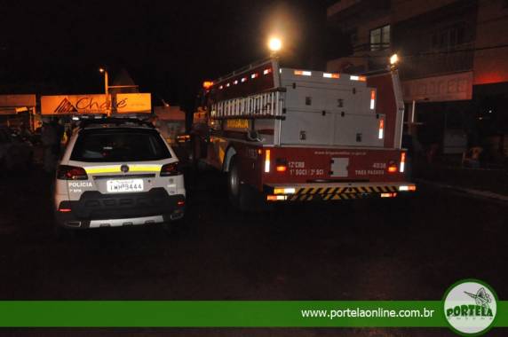 Princípio de incêndio causa alvoroço no centro de Tenente Portela - foto 4