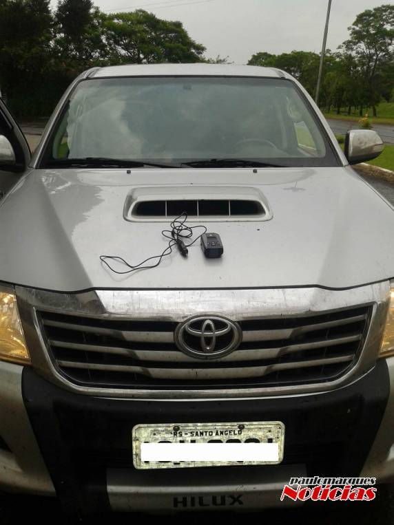 Motorista é detido pela PRE usando aparelho anti-radar em uma caminhoneta, em Santa Rosa - foto 2