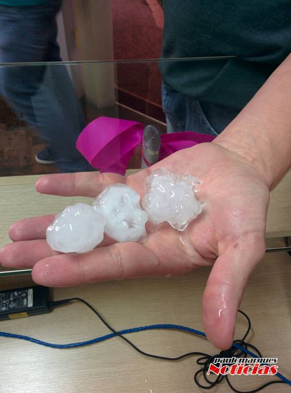 Granizo atinge cidades próximas a Três de Maio - foto 5
