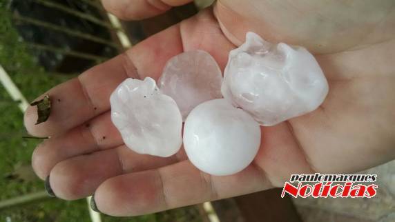 Granizo atinge cidades próximas a Três de Maio - foto 3