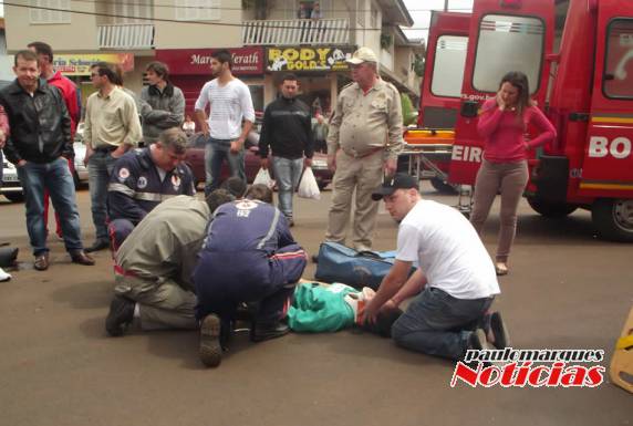 Casal fica ferido em
colisão que envolveu motocicleta e caminhonete, em Três de Maio - foto 3