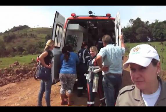 Agricultora sofre acidente com trator no interior de Porto Mauá - foto 2