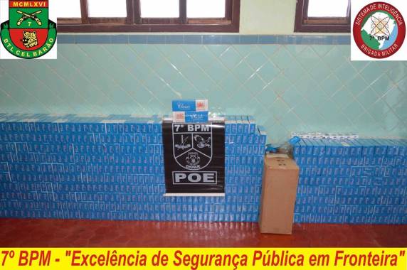 Brigada Militar apreende mais de 9 mil maços
de cigarros contrabandeados - foto 3