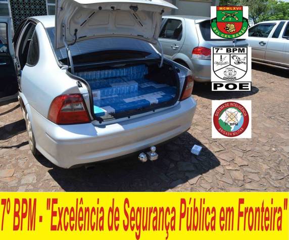 Brigada Militar apreende mais de 9 mil maços
de cigarros contrabandeados - foto 2