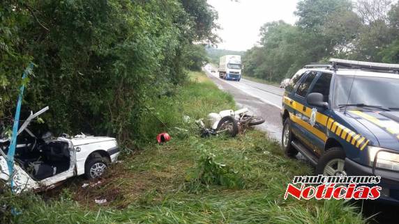 Colisão entre automóvel e motocicleta resulta em uma morte na BR 285 - foto 3
