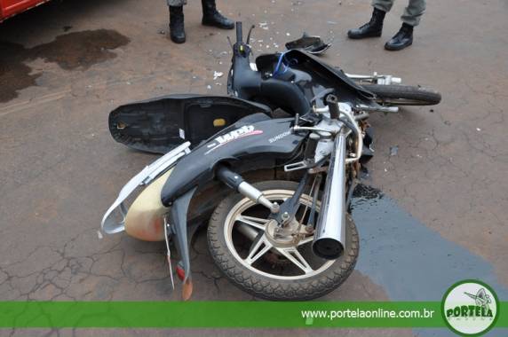 Carro e moto se envolvem
em acidente no centro de Tenente Portela - foto 3