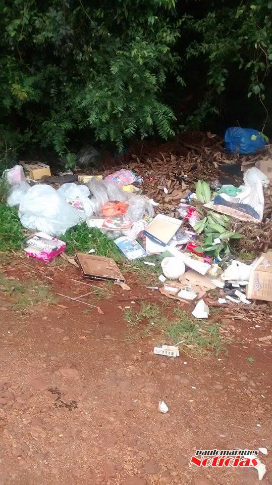 Descarte de lixo na margem da Perimetral em Três de Maio - foto 4