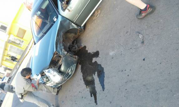 Veículos colidem no centro de Santiago - foto 3