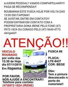 Onda de furtos a veículos antigos
preocupa itapemenses - foto 3