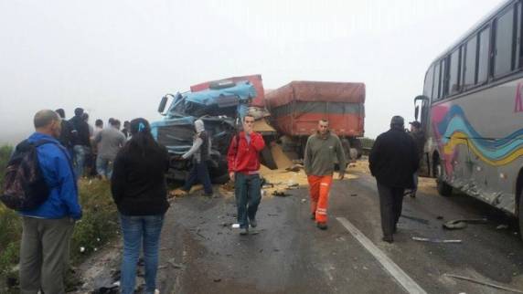 Passageiros dos ônibus não tiveram lesões graves