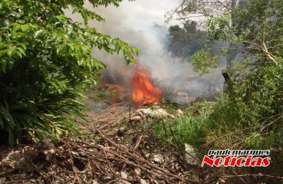 Bombeiros combatem incêndio em lixão irregular em Três de Maio - foto 4
