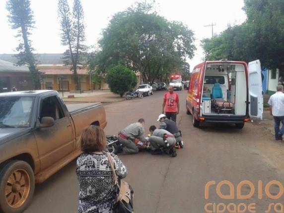 Motociclista fica ferido em acidente no fim de tarde desta sexta-feira, em Santo Ângelo - foto 2