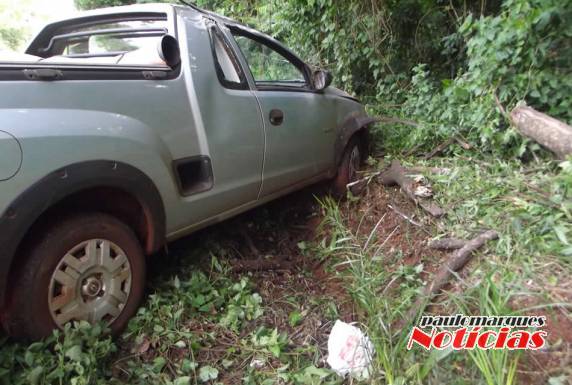 Saída de pista com danos materiais na ERS-342 - foto 2