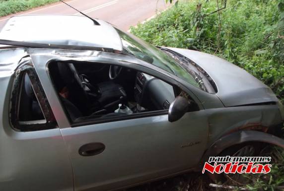 Saída de pista com danos materiais na ERS-342 - foto 3