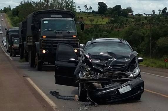 Acidente ocorreu no quilômetro 13 da rodovia, próximo do acesso ao Loteamento Amizade