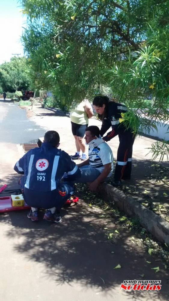 Piloto e carona de motocicleta ficam feridos em colisão com
automóvel - foto 4