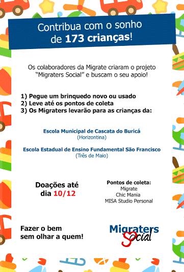 Migraters promovem ação social na região - foto 2