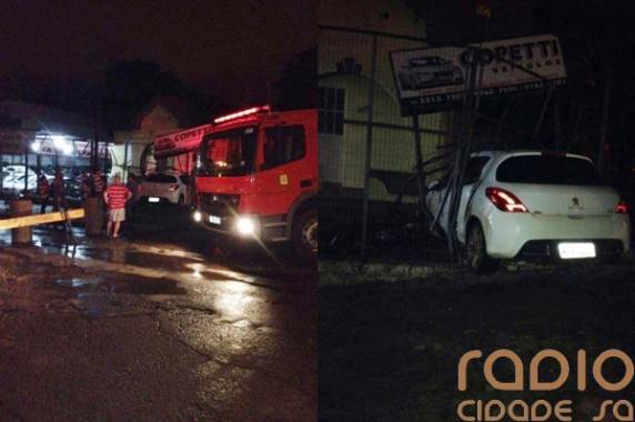 Acidente aconteceu durante a noite