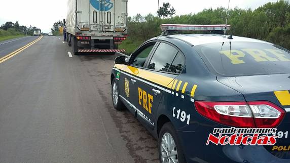O motorista que havia sido feito refém, foi resgatado pela PRF em Ijuí