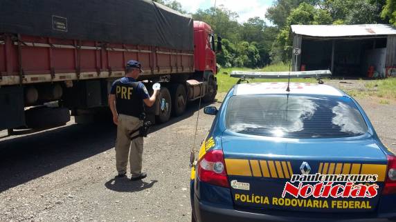 O motorista informou que estava há mais de 60 dias longe de casa