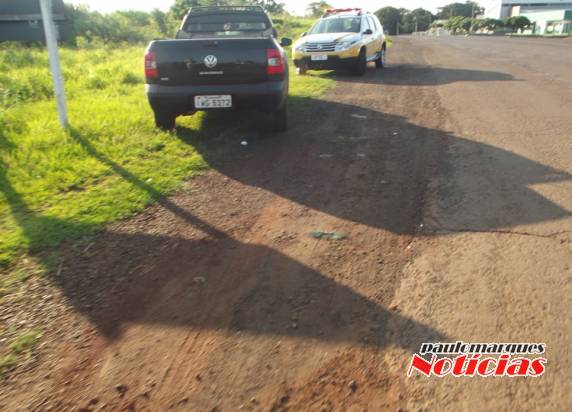 Carona de motocicleta fica ferido em acidente no trevo da Pica-Pau em Três de 

Maio - foto 4