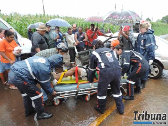 Aquaplanagem causa acidente e deixa dois feridos em Palmeira das
Missões - foto 4