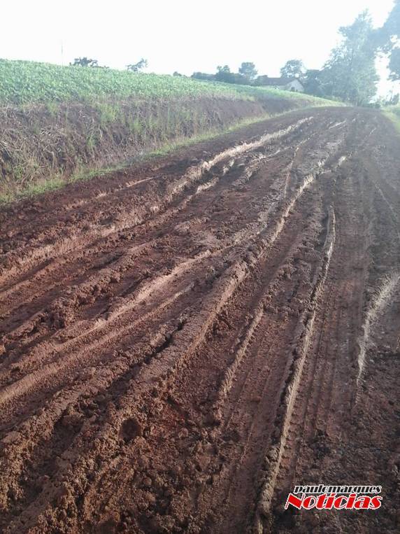Agricultores reclamam de situação da estrada de acesso a Esquina Hettwer, no
interior de Três de Maio - foto 2