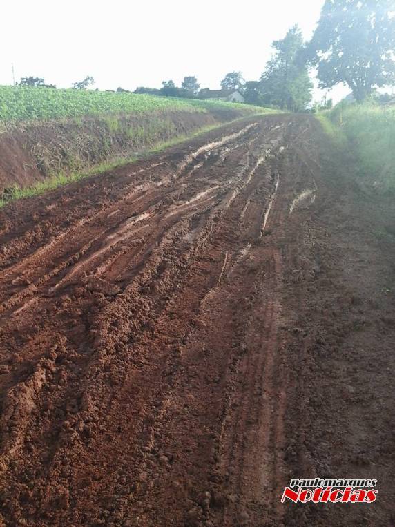 Agricultores reclamam de situação da estrada de acesso a Esquina Hettwer, no
interior de Três de Maio - foto 3