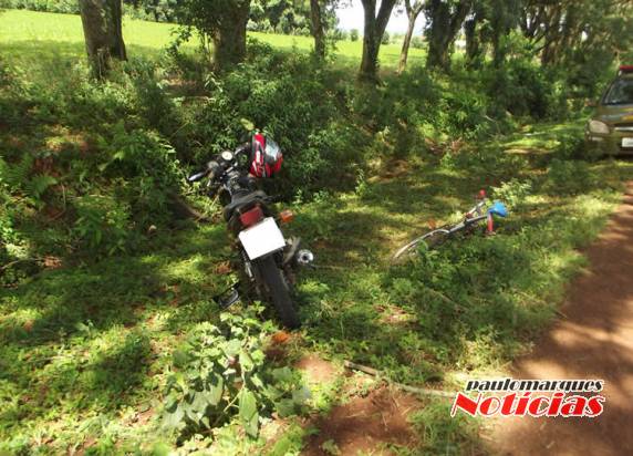 Ciclista de 10 anos foi atropelado por uma motocicleta em Independência - foto 3