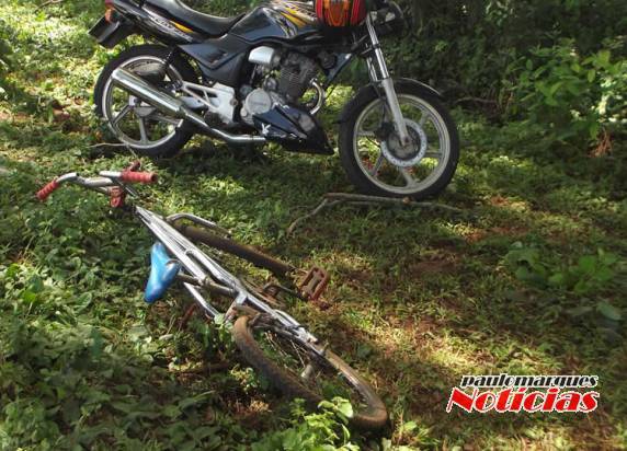 Ciclista de 10 anos foi atropelado por uma motocicleta em Independência - foto 5