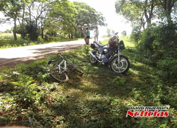 Ciclista de 10 anos foi atropelado por uma motocicleta em Independência - foto 2