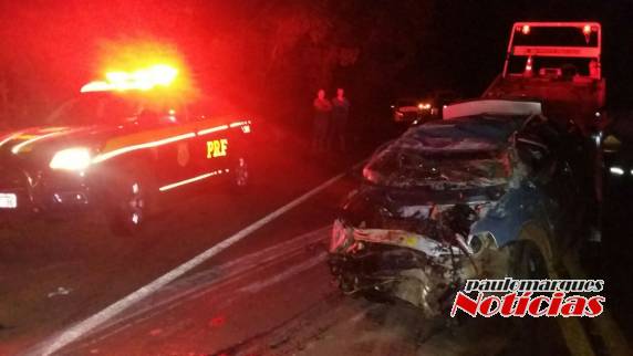 Carro capotado causa outro acidente com lesões em Sete de Setembro na BR 392 - foto 2