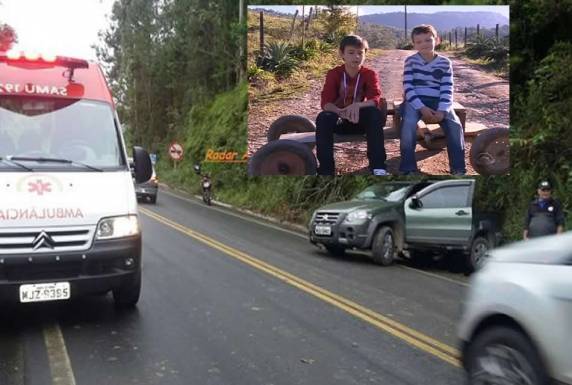 Aposentada dirigia na SC-427 quando carro bateu 

em um barranco