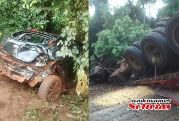 O acidente aconteceu em Ijuí nesta segunda-feira