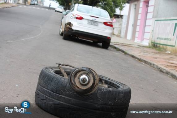 Tragédia:
Mulher morre ao ser atropelada na Rua Pinheiro Machado no Centro de Santiago - foto 3