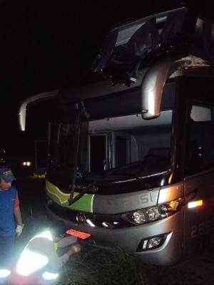 Acidente aconteceu na madrugada deste domingo (3), no Contorno Sul