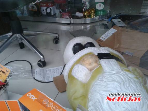 Homem descontrolado é suspeito de quebrar aparelhos e móveis de loja de informática em Três de Maio - foto 6