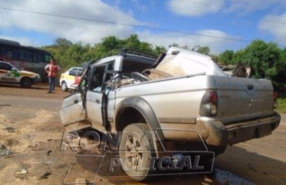 Ônibus com placas de Santa Rosa se envolve em acidente com duas
mortes no Oeste de SC - foto 6