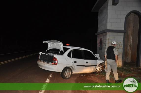 Carro colide em pórtico localizado na RSC-472 em Tenente Portela - foto 3