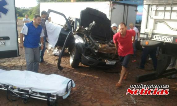 O acidente aconteceu na ERS 155