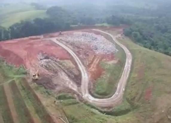 Todo dia, aterro recebe 2,5 mil toneladas de lixo de 9 municípios do Val
