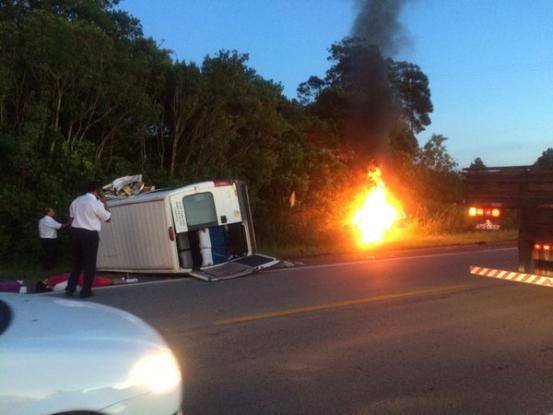 Acidente foi registrado no km 478 entre Turuçu e São Lourenço do Sul