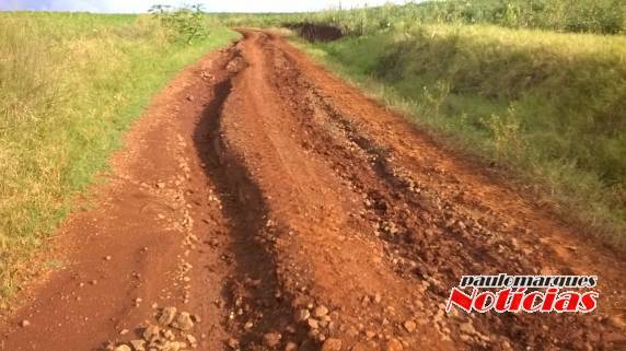Internauta enviou imagens de uma estrada no distrito de 

Consolata
