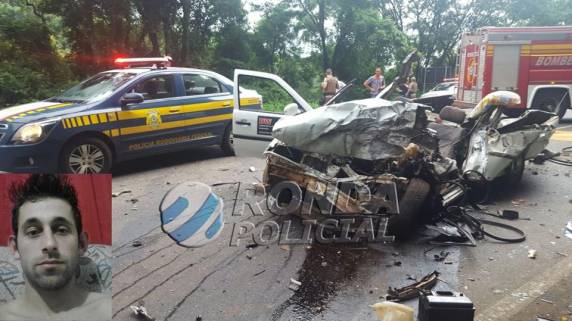 Colisão entre carro e ônibus acaba em morte e oito feridos em Joaçaba - foto 3