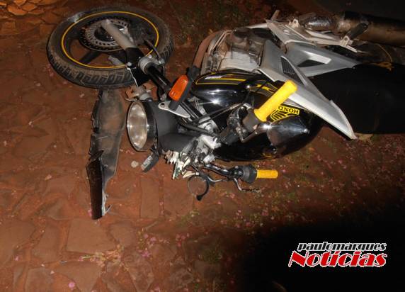 Jovem sofre queda com motocicleta e fica ferido com gravidade em Três de Maio - foto 3