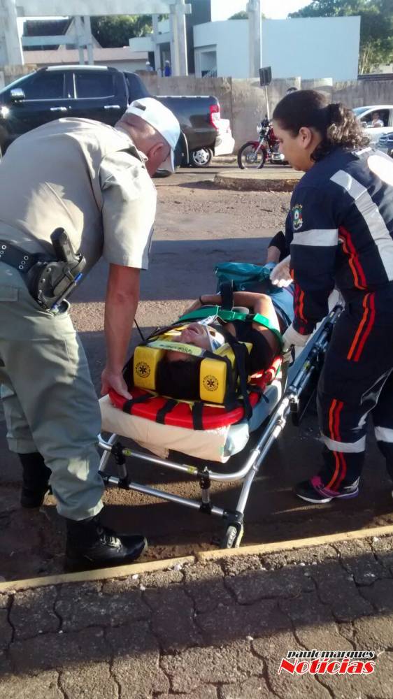 Mulher fica ferida em uma colisão no centro de Ijuí - foto 3