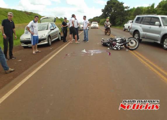 VÍDEO: Motociclista fica ferido em estado grave depois de uma colisão na BR 472
em Três de Maio - foto 2